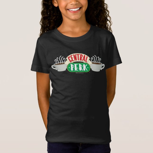 FRIENDS™ | Central Perk-logotyp T Shirt (Framsida)