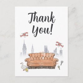 FRIENDS™ | Central Perk Tack Vykort