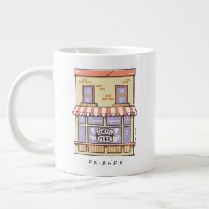 FRIENDS™ Central Perk Tecknad Kaffebar Jumbo Mugg