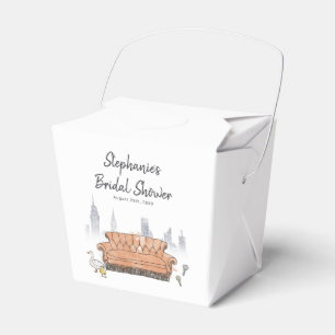 FRIENDS™ Central Perk Watercolor Bröllopsdusch Presentaskar