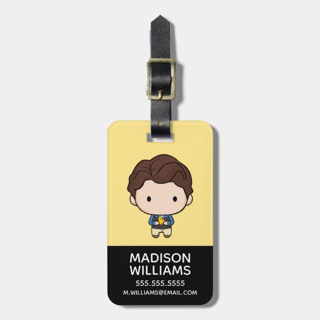 FRIENDS™ | Chandler Chibi Bagagebricka (Vertikal Framsida)