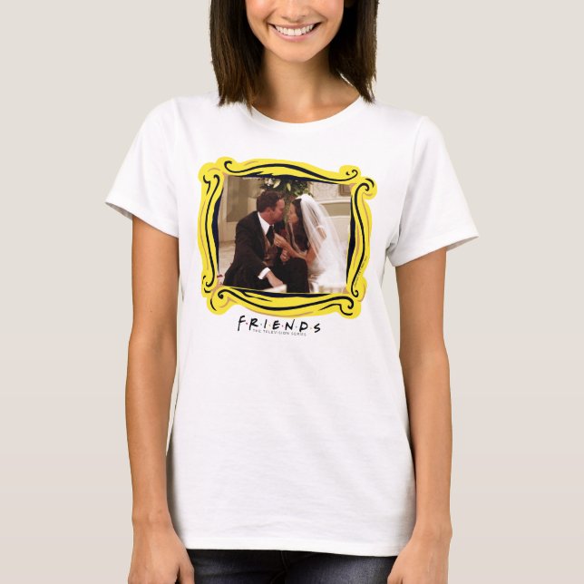 FRIENDS™ | Chandler & Monica gifta T Shirt (Framsida)