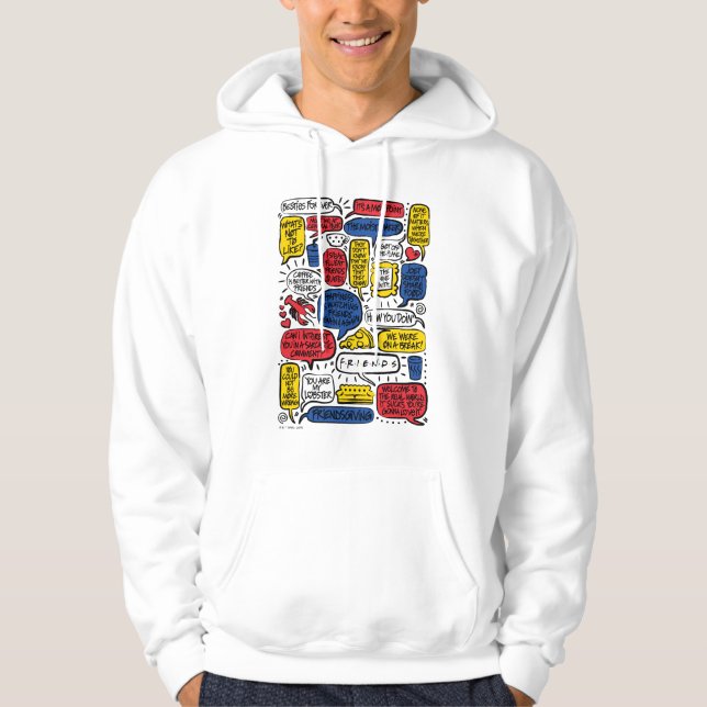FRIENDS™ Citat Hoodie (Framsida)
