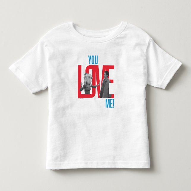 FRIENDS™ | Citat om att du älskar mig T Shirt (Framsida)