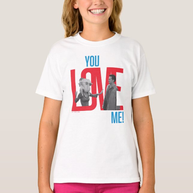 FRIENDS™ | Citat om att du älskar mig T Shirt (Framsida)