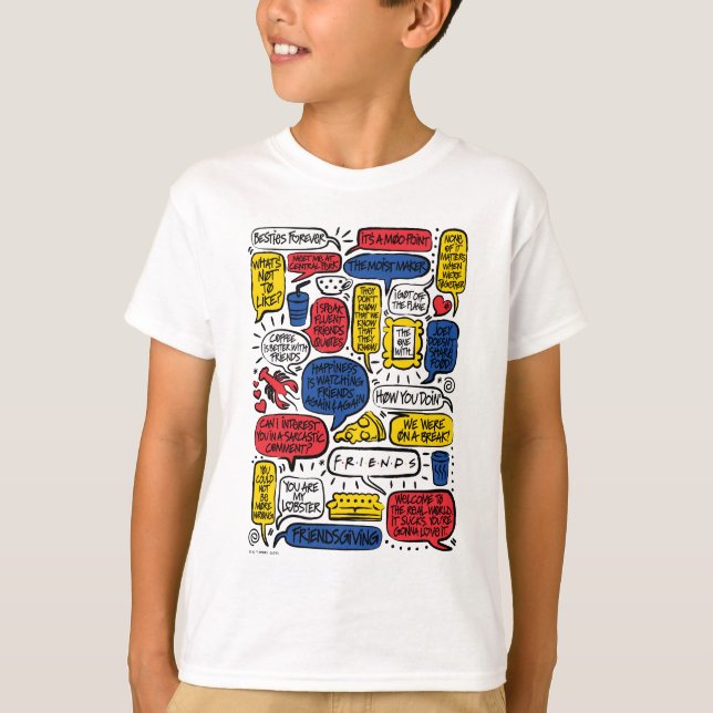 FRIENDS™ Citat T Shirt (Framsida)