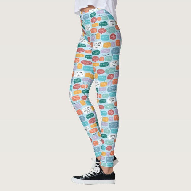 FRIENDS™ Citatmönster Leggings (Vänster)