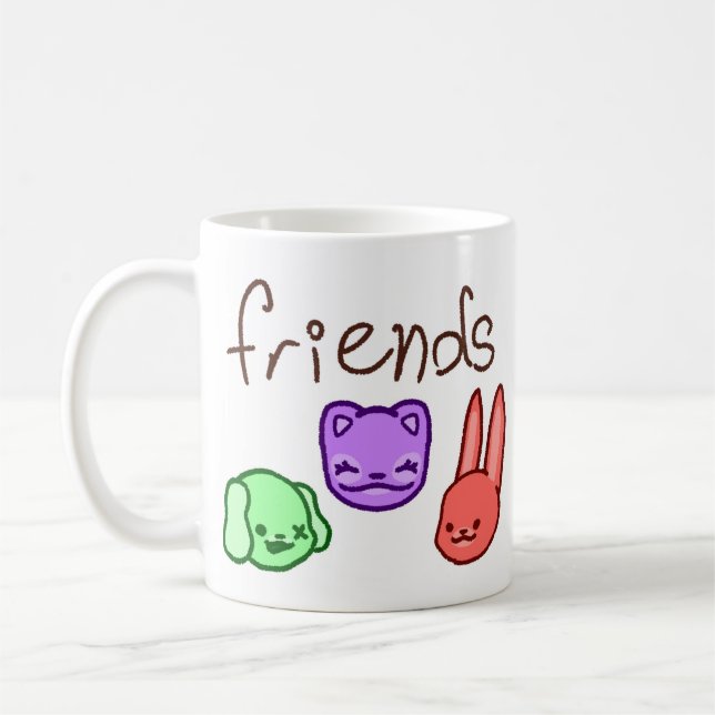 Friends Colorful Animal Mugg REVIED (Vänster)