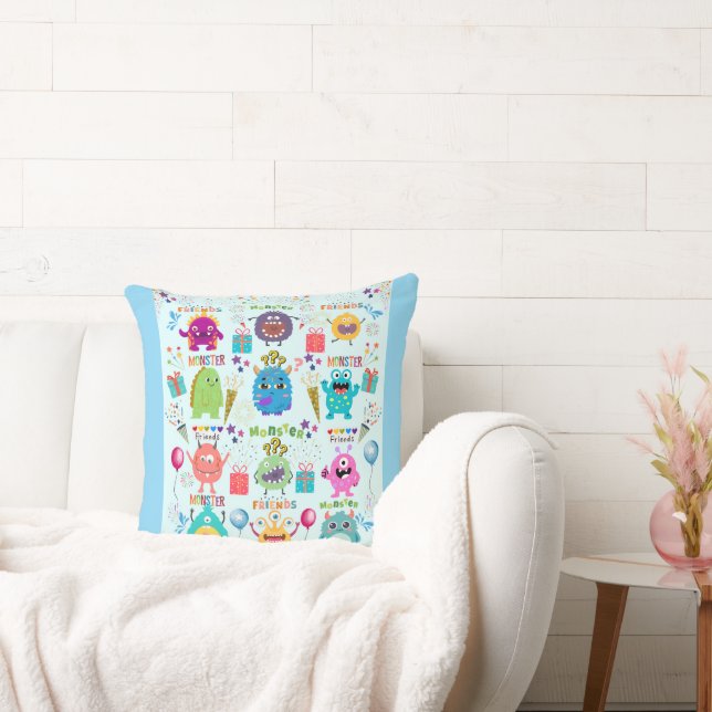 Friends Cushion - Monster-tema Kudde (Soffa)