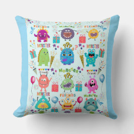 Friends Cushion - Monster-tema Kudde