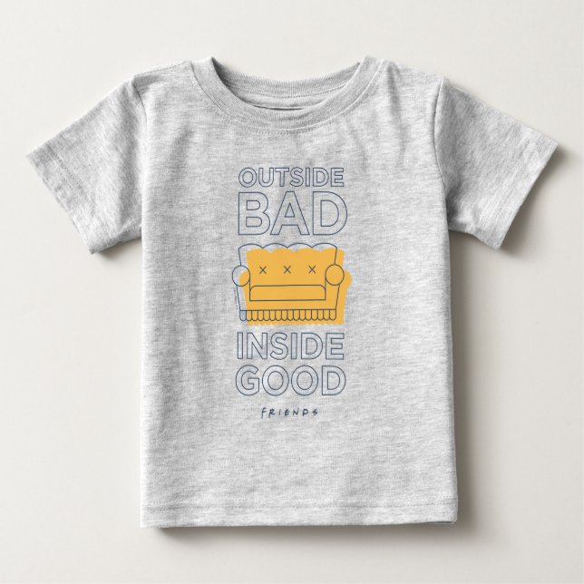 FRIENDS™ | Dåligt Utanpå, Bra Innanmäte T Shirt (Framsida)