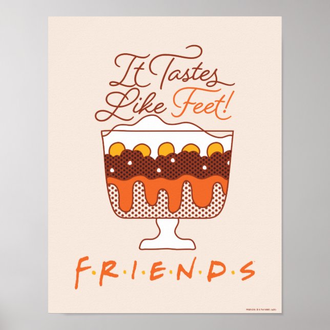 FRIENDS™ | Det smakar fötter! Poster (Framsidan)