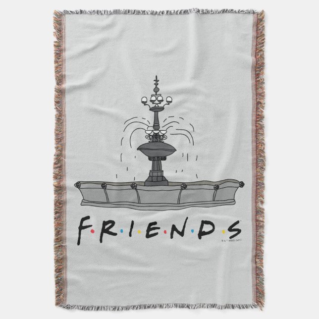 FRIENDS™ Fontän Filt (Framsidan Vertikal)