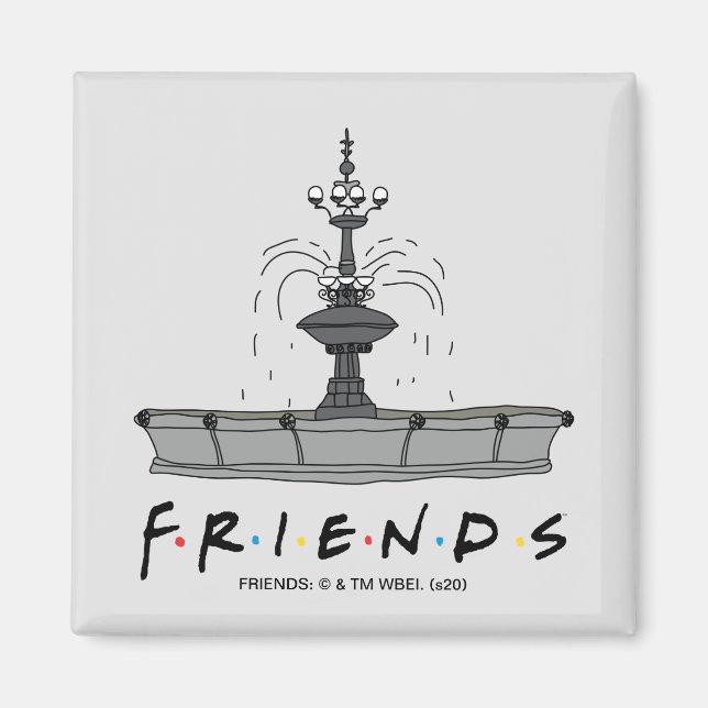 FRIENDS™ Fontän Magnet (Framsidan)