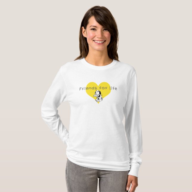 Friends for life t-shirt (Hel framsida)