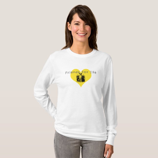 Friends for life t-shirt (Hel framsida)