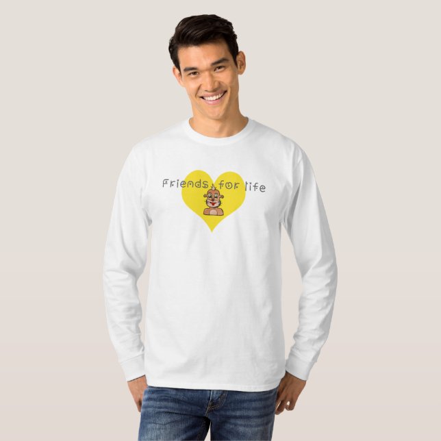 Friends for life t shirt (Hel framsida)
