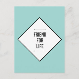 Friends for life vykort