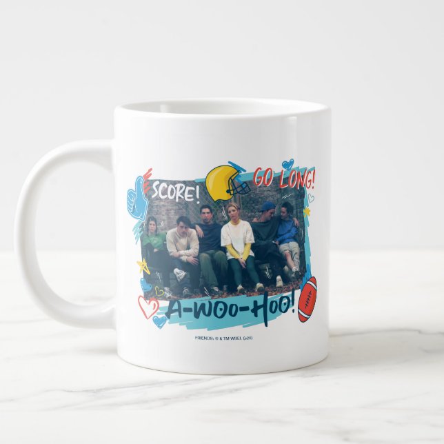FRIENDS™ | Fotbollsspel Jumbo Mugg (Vänster)
