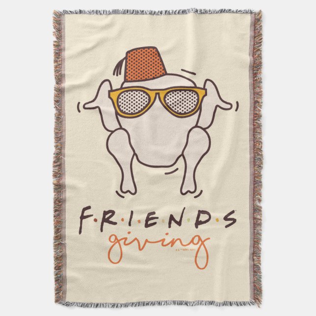 FRIENDS™ | Friendsgiving Filt (Framsidan Vertikal)