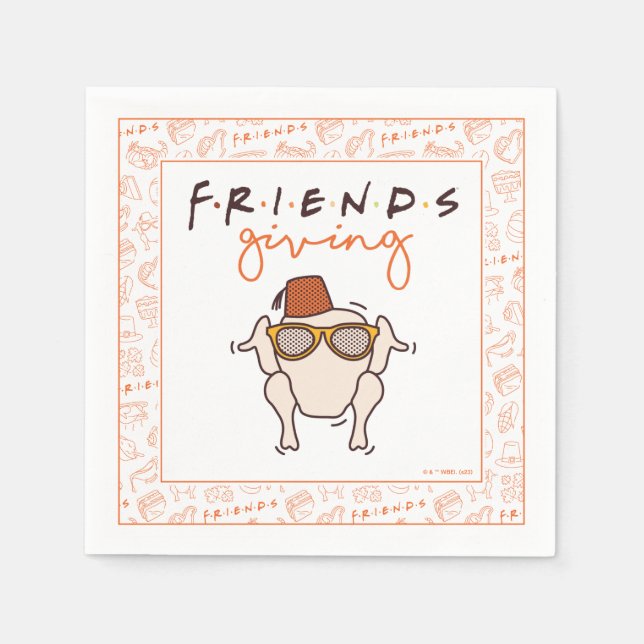 FRIENDS™ | Friendsgiving  Pappersservett (Framsidan)