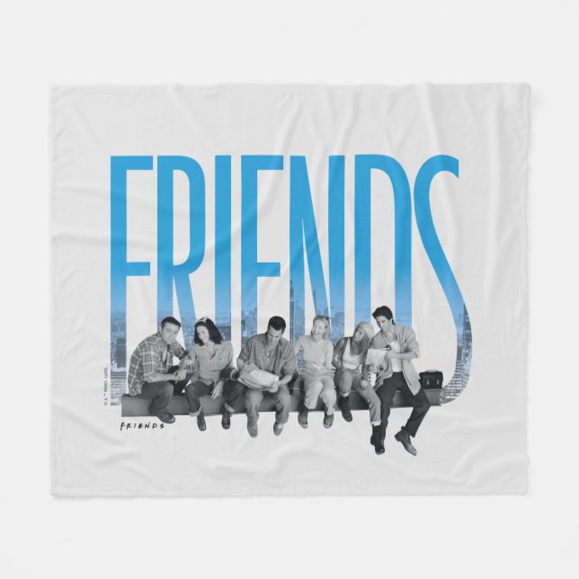 FRIENDS™ | Gänget Fleecefilt (Framsidan (Horisontell))