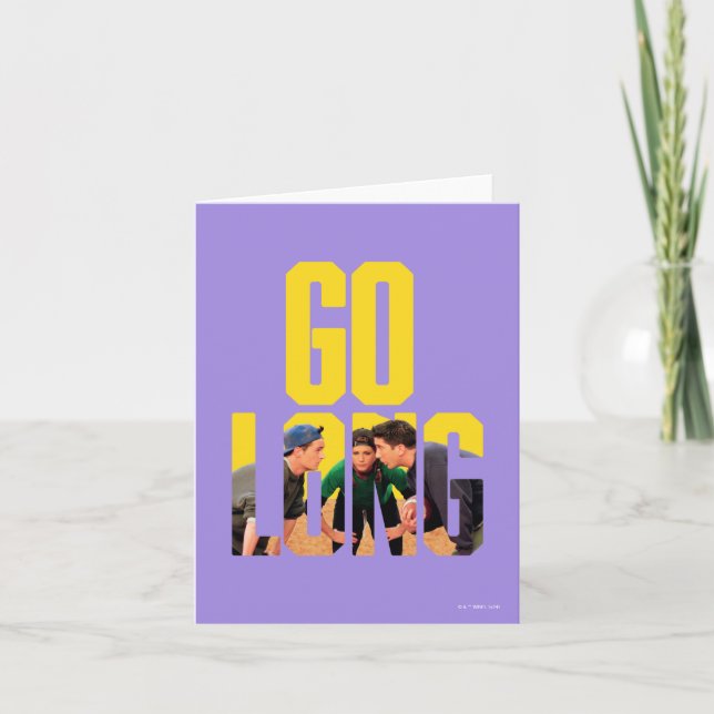 FRIENDS™ | Go Long-citat Anteckningskort (Framsida)