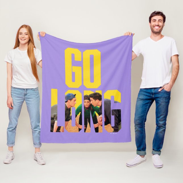 FRIENDS™ | Go Long-citat Fleecefilt (På plats)