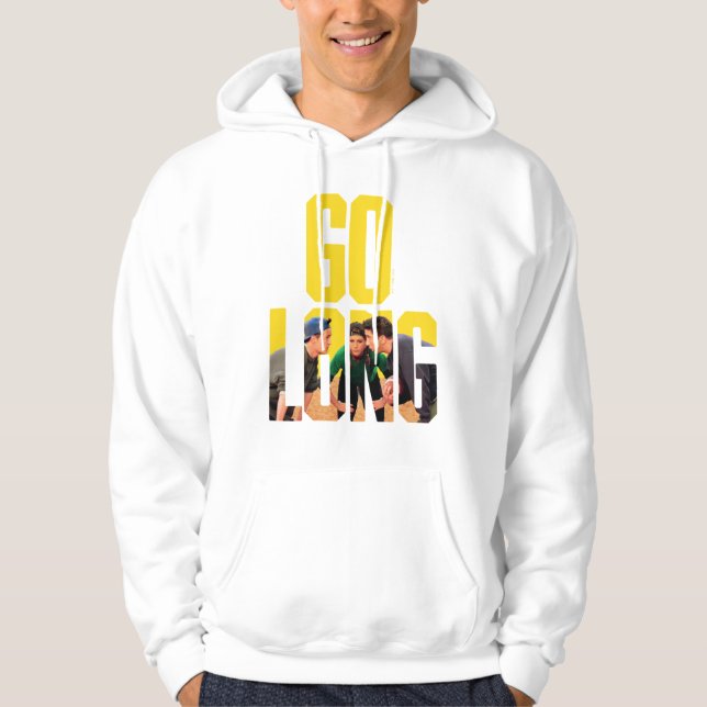 FRIENDS™ | Go Long-citat Hoodie (Framsida)