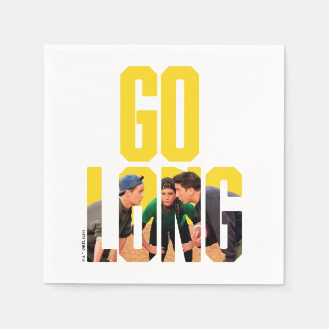 FRIENDS™ | Go Long-citat Pappersservett (Framsidan)