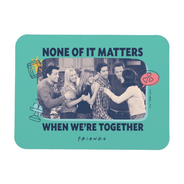 FRIENDS™ | Grupp omfamning Magnet (Horisontell)