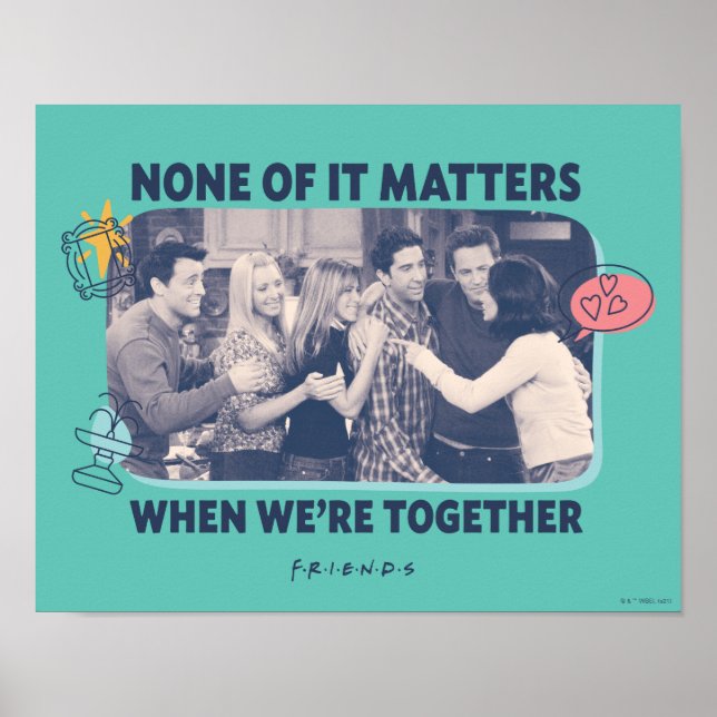 FRIENDS™ | Grupp omfamning Poster (Framsidan)
