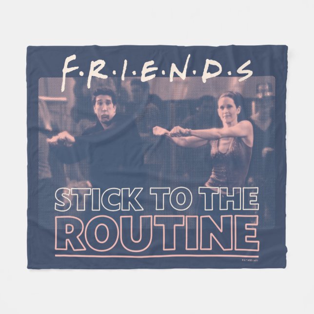 FRIENDS™ | Håll fast vid Rutinen Fleecefilt (Framsidan (Horisontell))