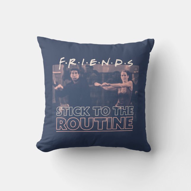 FRIENDS™ | Håll fast vid Rutinen Kudde (Framsida)
