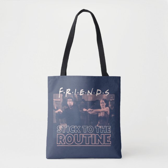 FRIENDS™ | Håll fast vid Rutinen Tygkasse (Framsida)