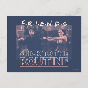 FRIENDS™   Håll fast vid Rutinen Vykort