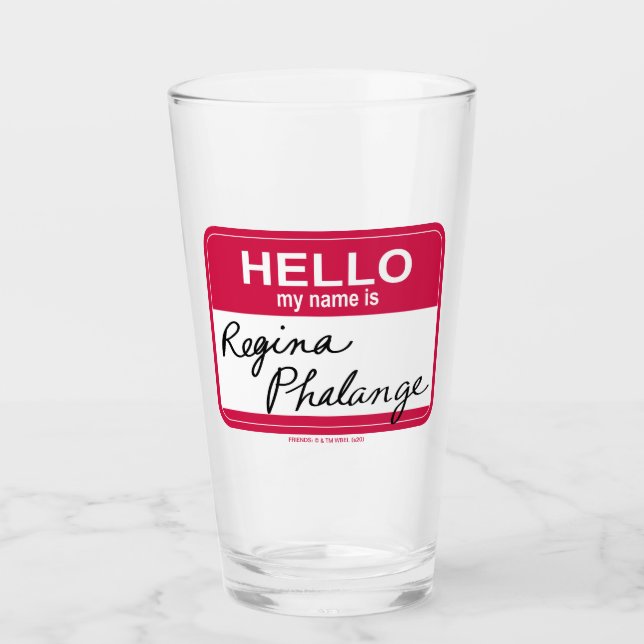 FRIENDS™ | Hej Mitt Namn är Regina Phalange Glaskopp (Framsida)