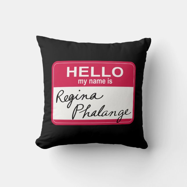 FRIENDS™ | Hej Mitt Namn är Regina Phalange Kudde (Framsida)