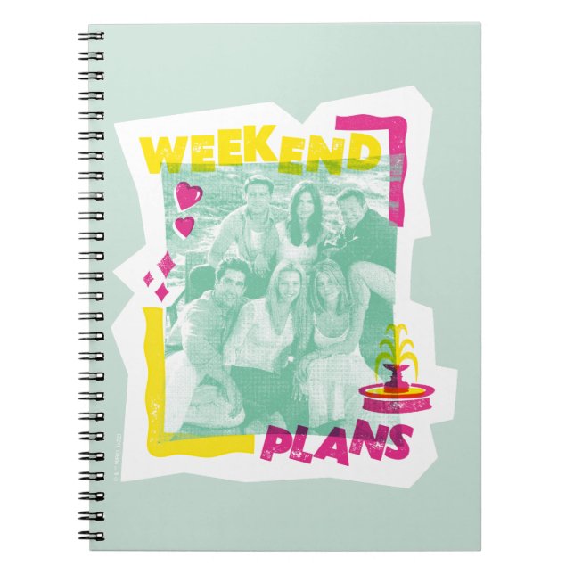 FRIENDS™ | Helgplaner Anteckningsbok (Framsidan)