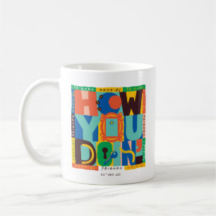 FRIENDS™   How You Doin' - Livlig Grafik Kaffemugg