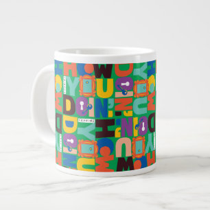 FRIENDS™   How You Doin' Livligt Mönster Jumbo Mugg