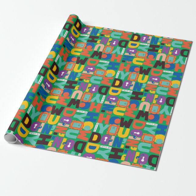 FRIENDS™ | How You Doin' Livligt Mönster Presentpapper (Utrullad)