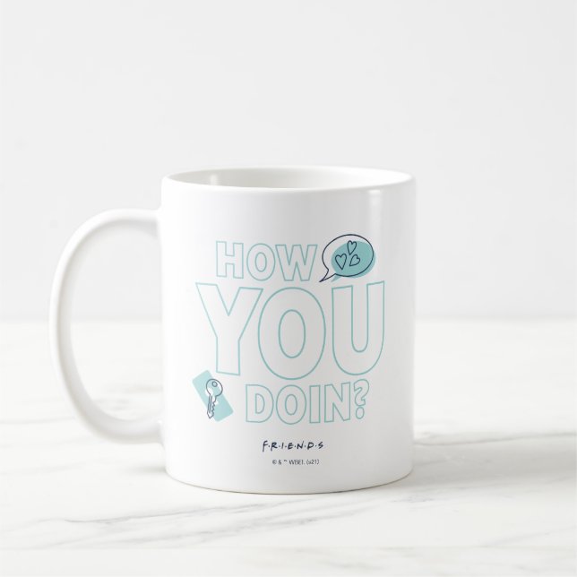 FRIENDS™ | Hur mår du? Kaffemugg (Vänster)