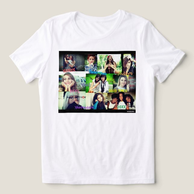 Friends Inspired Photo T-Shirt HAMbWG (Design Framsida)