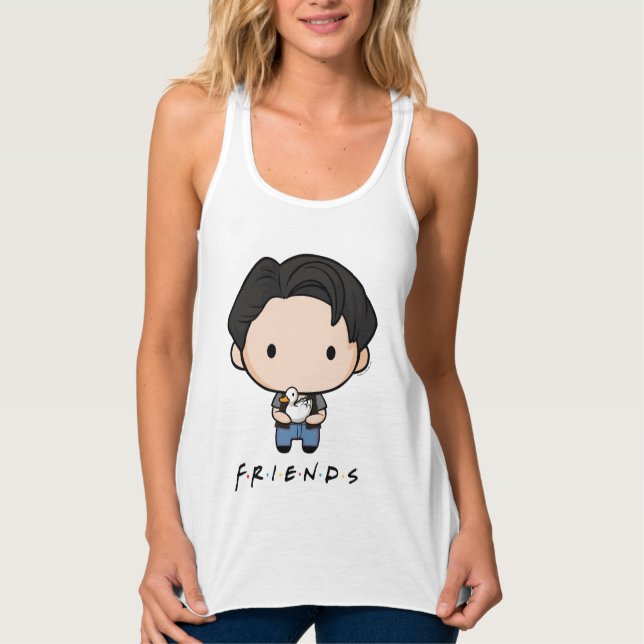 FRIENDS™ | Joey Chibi Linne Med Racerback (Framsida)