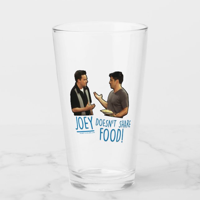 FRIENDS™ | Joey delar inte mat! Glaskopp (Framsida)
