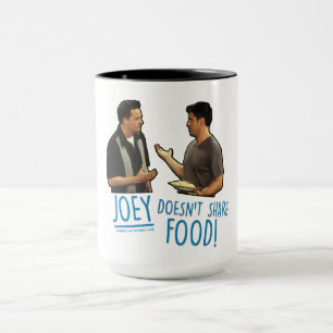 FRIENDS™   Joey delar inte mat! Mugg
