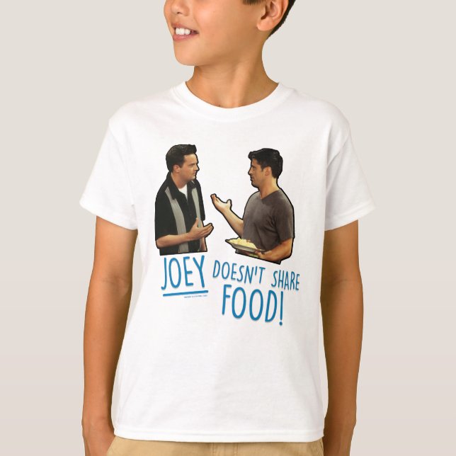 FRIENDS™ | Joey delar inte mat! T Shirt (Framsida)