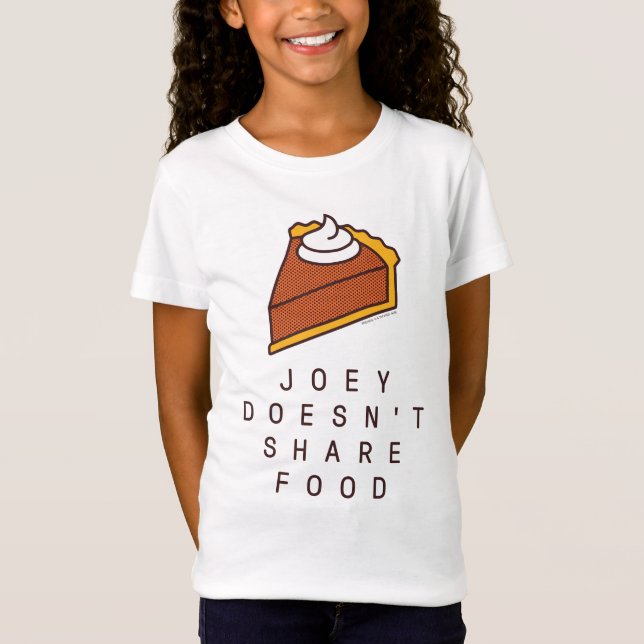 FRIENDS™ | Joey delar inte mat T Shirt (Framsida)