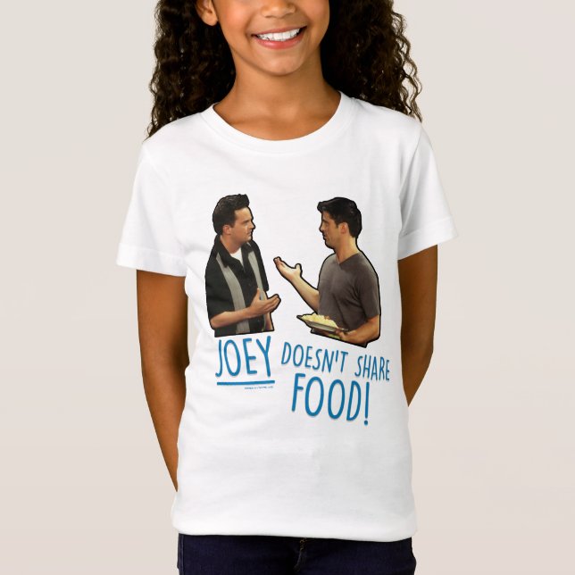 FRIENDS™ | Joey delar inte mat! T Shirt (Framsida)